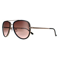 Guess Sunglasses GF0417 01B Shiny Black Smoke Gradient