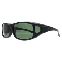 Montana Fit Over Glasses Sunglasses FO5 A Matte Black G15 Polarized