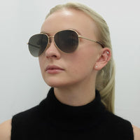Jimmy Choo Sunglasses DEVAN/S 06J HA Gold Havana Brown Gradient