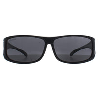 Montana Fit Over Glasses Sunglasses FO5 Matte Black Smoke Polarized