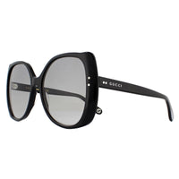 Gucci Sunglasses GG0472S 001 Black Light Grey Gradient