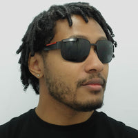 Prada Sport Sunglasses PS56VS 1BO02G Matte Black Dark Grey Polarized