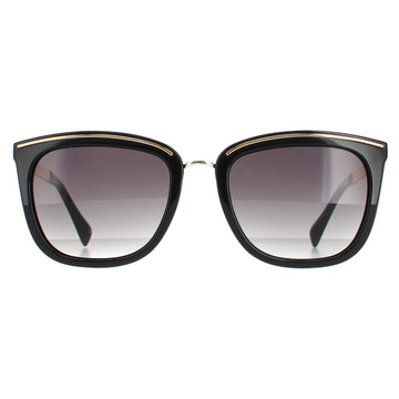 Karen Millen KM5044 Sunglasses Black Grey Gradient
