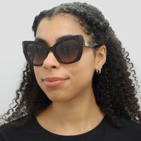 Dolce & Gabbana Sunglasses DG4405F 502/13 Dark Havana Brown Gradient