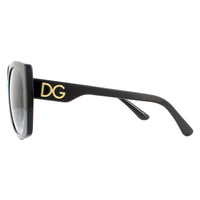 Dolce & Gabbana Sunglasses DG4385 501/8G Black Light Grey Gradient Black