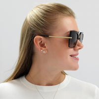 Dolce & Gabbana Sunglasses DG4373 325613 Top Havana on Transparent Brown Brown Gradient