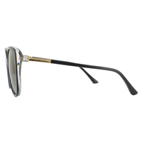 Jimmy Choo Sunglasses ALY/F/S AE2 FQ Black Gold Glitter Grey Gradient Mirror