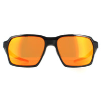 Oakley Sunglasses Parlay OO4143-03 Matte Black Prizm Ruby