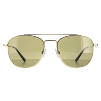 Serengeti Sunglasses Carroll SS542005 Shiny Light Gold Mineral Green 555nm
