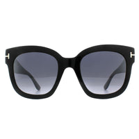 Tom Ford Sunglasses 0613 Beatrix 01C Shiny Black Smoke Grey Mirror