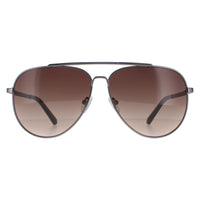 Guess Sunglasses GU00059 09F Matte Gunmetal Brown Gradient
