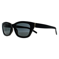 Saint Laurent Sunglasses SL M153 001 Shiny Black Grey