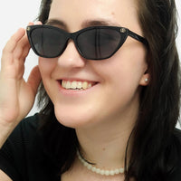 Gucci Sunglasses GG1815S 005 Shiny Black Grey Gradient Polarized