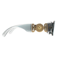 Versace Sunglasses VE4361 311/6G Transparent Grey Light Grey Silver Mirror