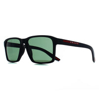 Prada Sport Sunglasses PS05YS DG006U Black Rubber Tuning Dark Green