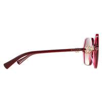 Bvlgari Sunglasses BV8238B 5469E2 Bordeaux on Transparent Red Brown Purple Gradient