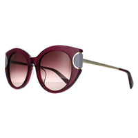 Salvatore Ferragamo Sunglasses SF840SA 500 Violet Brown Wine Gradient
