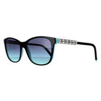 Tiffany Sunglasses TF4174B 80559S Black On Tiffany Blue Blue Gradient