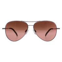 Serengeti Sunglasses Carrara Small 8552 Matte Gold Mineral Polarized Drivers Brown Gradient