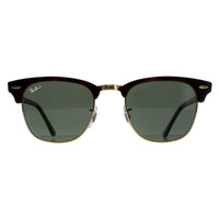 Ray-Ban Sunglasses Clubmaster 3016 990/58 Red Havana Green Polarized Small 49mm