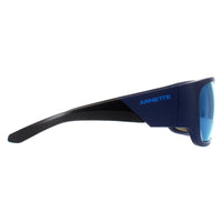 Arnette Sunglasses AN4324 Lil' Snap 276222 Matte Blue Dark Grey Mirror Water Polarized