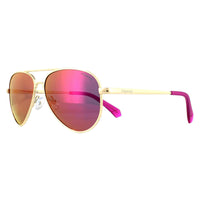 Polaroid Kids Sunglasses 8015/N/NEW J5G AI Gold Pink Mirror Polarized