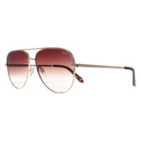Quay Sunglasses High Key Mini GLD Gold Brown Gradient