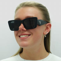 Prada Sunglasses PR08YS 1AB5S0 Black Dark Grey