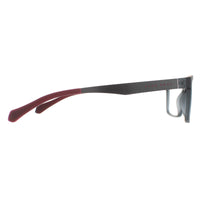 Hugo Boss Glasses Frames BOSS 0870 05G Dark Grey Matte Ruthenium Men
