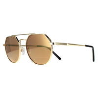 Serengeti Sunglasses Shelby SS533003 Shiny Light Gold Saturn Drivers Gold Polarized