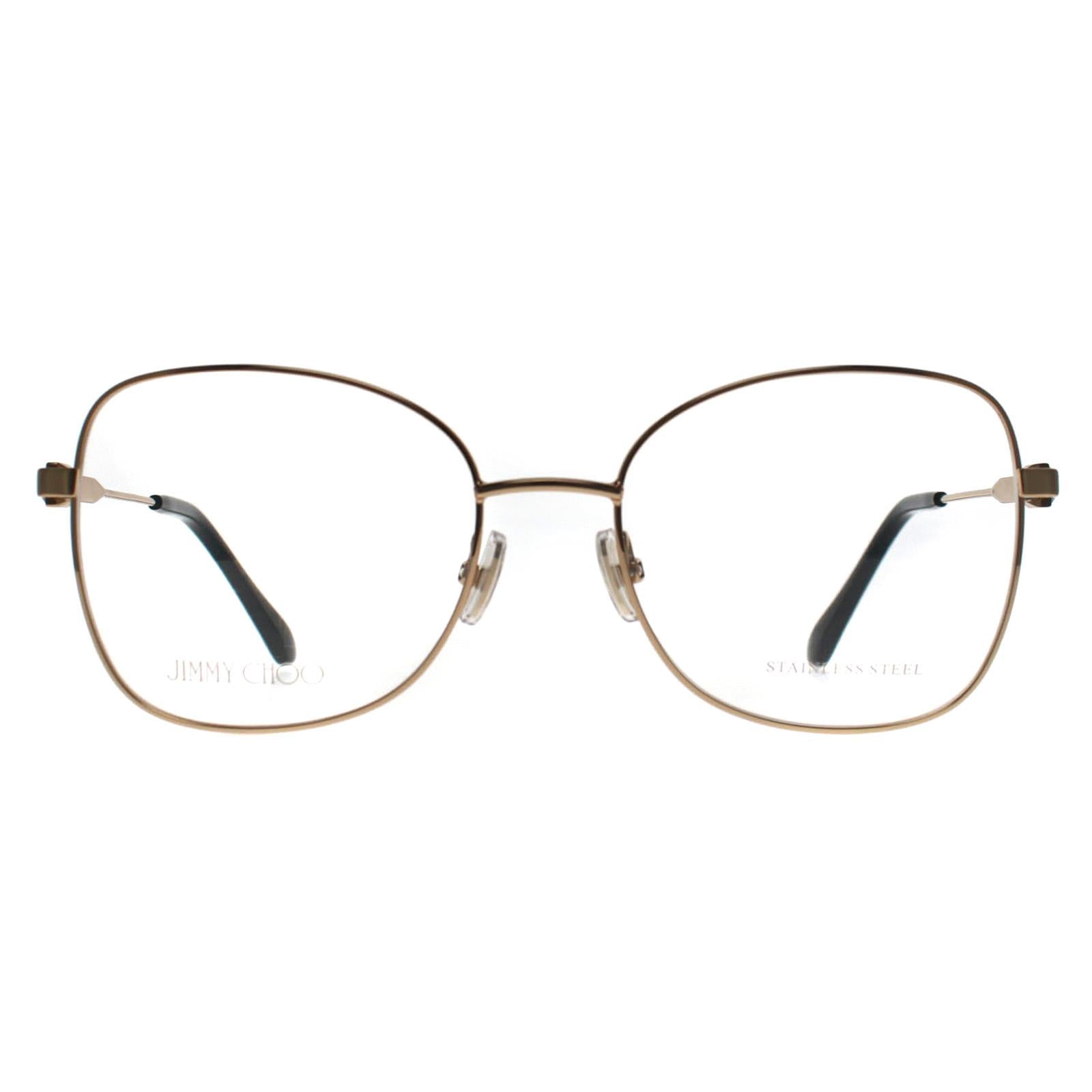 160cm.jp　38 Jimmy Choo Glasses Frames JC347 000 Gold Women – Discounted Sunglasses