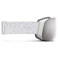 Smith Ski Goggles 4D Mag S 0OR 5T White Chunky Knit ChromaPop Sun Platinum Mirror & CP Storm Blue Sensor Mirror