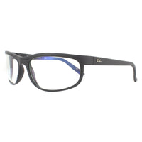 Ray-Ban Sunglasses Predator II RB2027 601SBF Matte Black Clear Blue Light Block