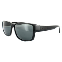 Polaroid Suncovers Fit Over Glasses Sunglasses P8406 KIH Y2 Black Grey Polarized