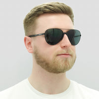 Emporio Armani Sunglasses 2059 320387 Matt Black Grey