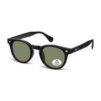 Montana Sunglasses MP191 A Shiny Black G-15 Green Polarized