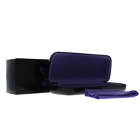 Anna Sui Glasses Hard Case in black with Cleaning Cloth