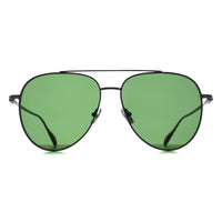 Salvatore Ferragamo Sunglasses SF308S 044 Light Ruthenium Green