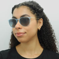 Ray-Ban Sunglasses RB4171 Erika 67434L Transparent Light Blue Grey Blue Gradient