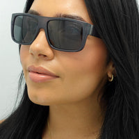 INVU Sunglasses B2130 D Milky Grey Crystal Grey Polarized