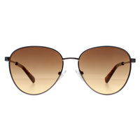 Guess Sunglasses GU8257 10F Shiny Light Nickeltin Brown Gradient