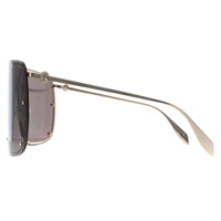 Alexander McQueen Sunglasses AM0313S 001 Gold Grey