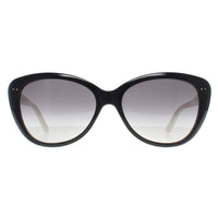 Kate Spade Sunglasses Angelique/S US FU8 Y7 Black Cream Grey Gradient