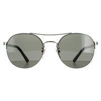 Police Sunglasses SPLA24 Lewis 03 0579 Shiny Full Palladium Smoke Grey