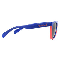 Polaroid Kids Sunglasses PLD 8041/S RTC M9 Blue Orange Grey Polarized