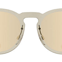 Emporio Armani Sunglasses EA2049 30105A Gunmetal Light Brown Mirror Gold