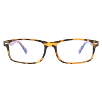 Montana Reading Glasses BLF83-A Matte Turtle Brown Blue Light Block 0.00