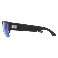 Spy Sunglasses Cyrus 50/50 6700000000060 Matte Black Ice HD Plus Grey Green With Dark Blue Spectra Mirror