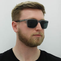 Emporio Armani Sunglasses EA4047 501287 Matte Transparent Grey Dark Grey