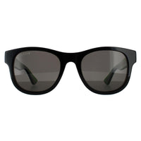 Gucci GG0003SN Sunglasses Black Green Grey Grey